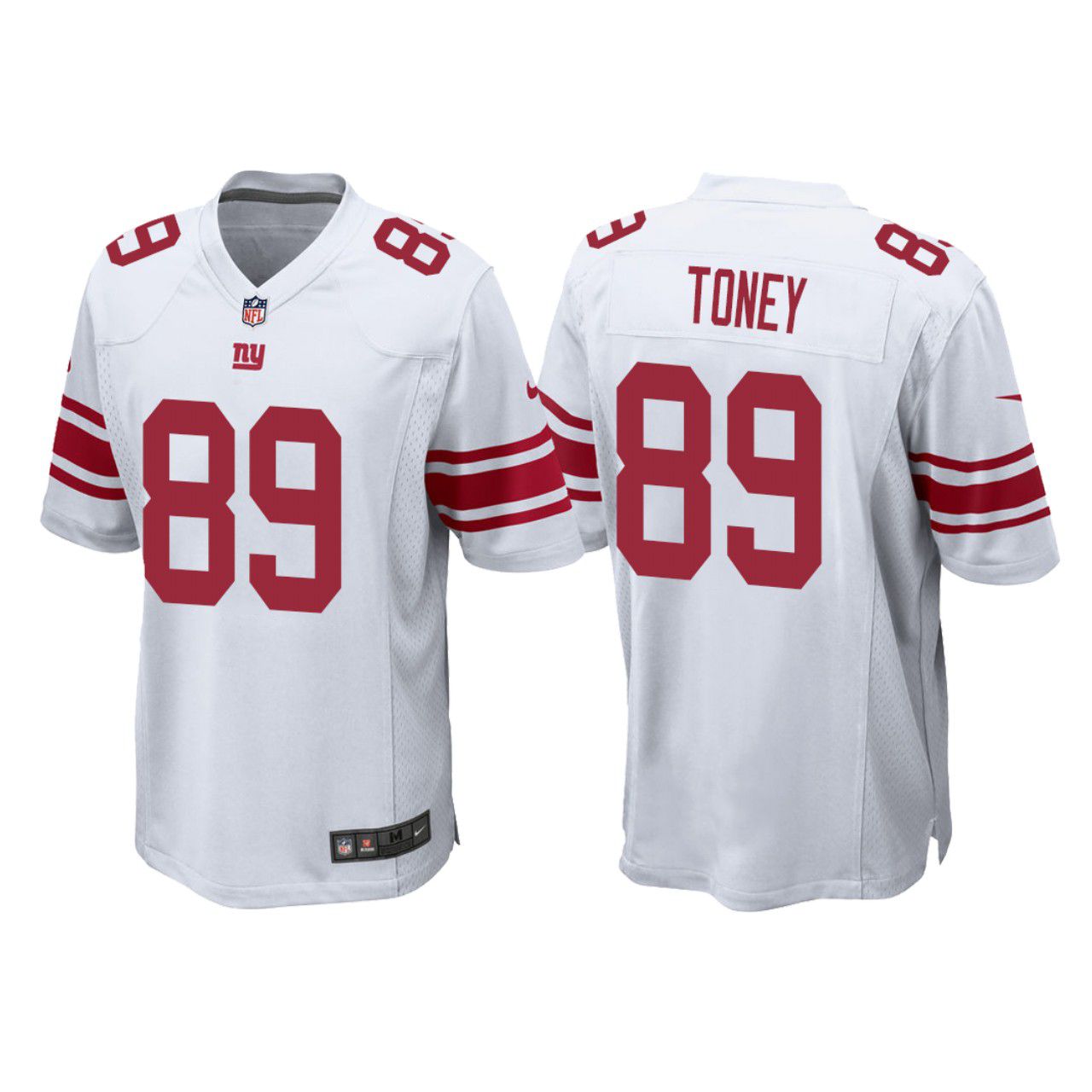 Men New York Giants 89 Kadarius Toney Nike White Game Player NFL Jersey
